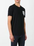 metallic lion print T-shirt