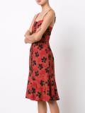 floral print flared dress