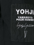 branded patch sleeve jacket