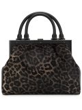 animal print tote bag