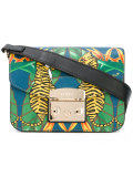 tiger print cross body bag