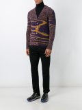 blurry stripes cardigan