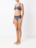 printed bandeau bikini set