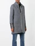 inner padding zipped coat