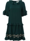 shortsleeved ruffle dress