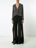 slit palazzo pants