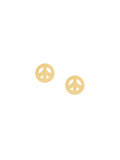 'Mini Peace Biography' stud earrings