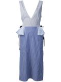 V-neck peplum dress
