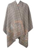 patterned poncho