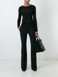 suede zipped top