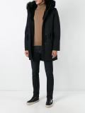 hooded parka coat