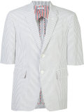 shortsleeved pinstripe blazer