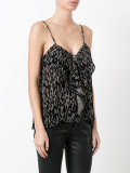 leopard devoré camisole