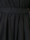 flared V-neck dress
