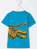 tiger print T-shirt 