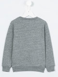 headphones print sweatshirt 