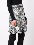 floral A-line skirt