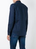 printed button down shirt