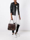 large lock shoulder bag