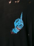 distressed wide fit T-shirt