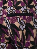 floral macrame trousers