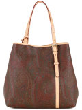 paisley patterned tote