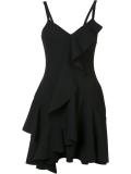 ruffled slip dress