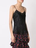 silk embroidered top