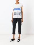 folded hem cropped trousers