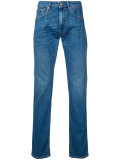 frayed-hem jeans