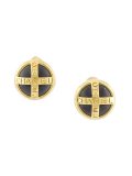 round clip-on earrings