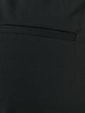 pleated tapered trousers