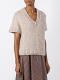 shortsleeved knit top