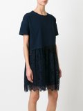 lace flared dress