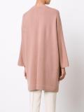 shawl lapel mid cardigan