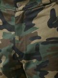 camouflage print trousers