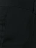 high-waist flared trousers