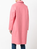 button up hooded coat 