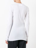 elongated sleeves T-shirt