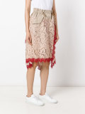 paperbag waist lace skirt 