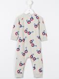 glasses print jumpsuit