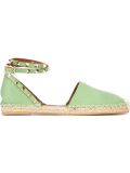 'Rockstud'草编鞋