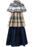 multi checked dress 
