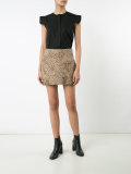 leopard print skirt