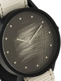 scratched print watch