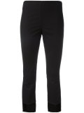 asymmetric cropped trousers