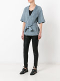 belted kimono jacket 