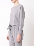 cropped sweatshirt