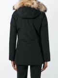 hooded zip-up jacket