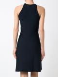 round neck knit dress